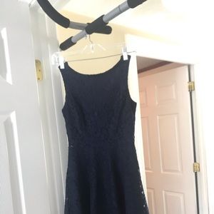 Navy blue short forma dressl